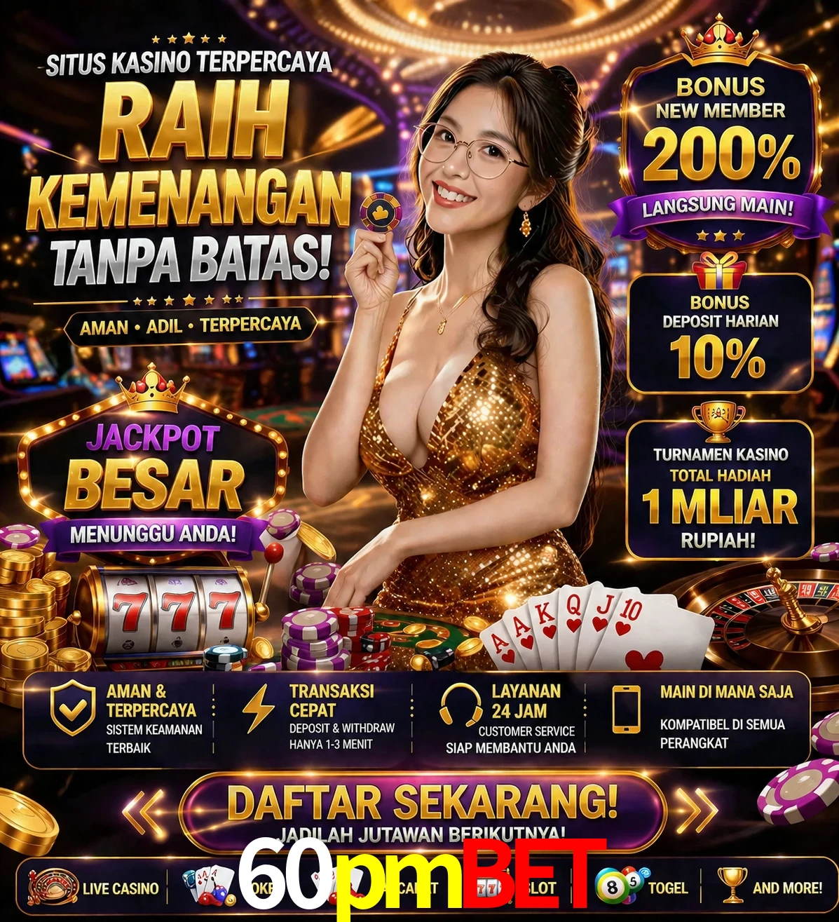 Roleta e blackjack 60pmbet